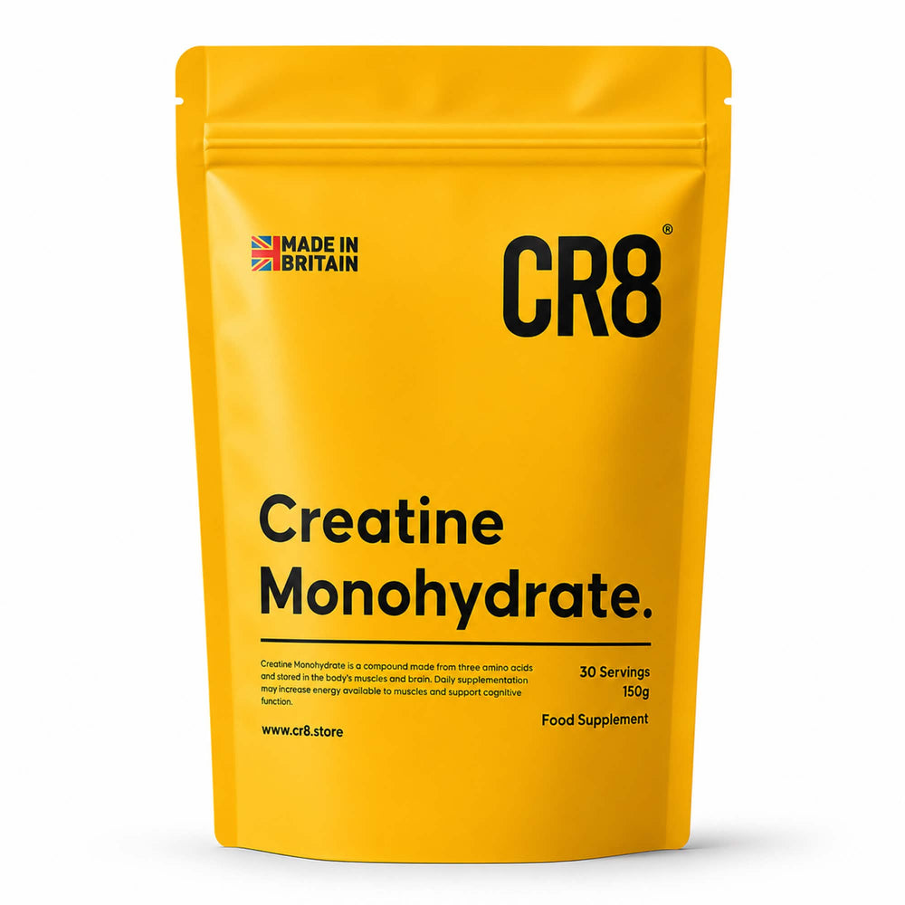 CR8 Creatine Monohydrate 150g pouch, front view
